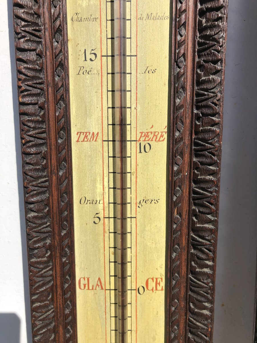 Pair Of Barometer - Thermometer-photo-5