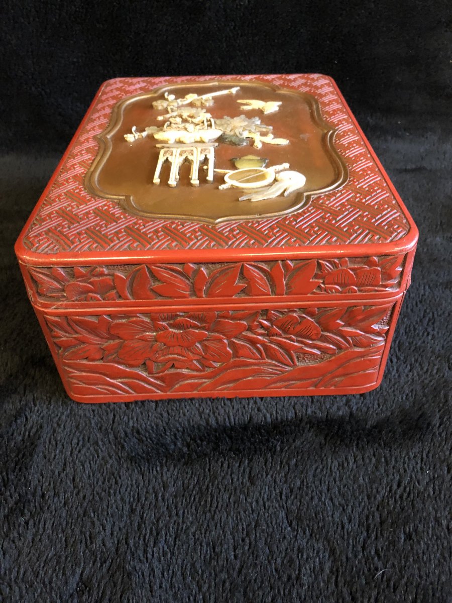 Lacquer Box From Japan Late Nineteenth-photo-8