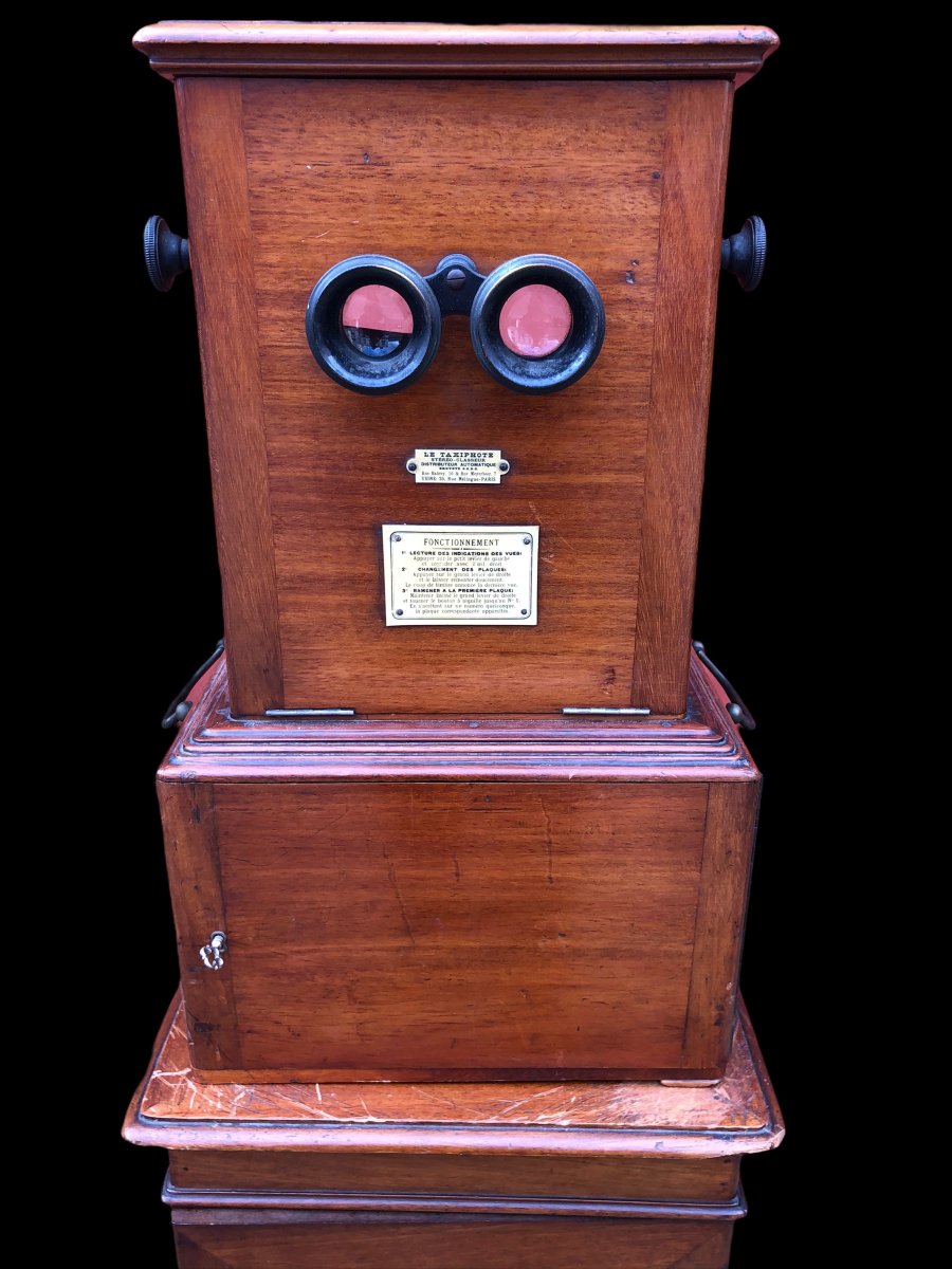 Mahogany Column Taxiphote Stereoscopic Viewer-photo-2