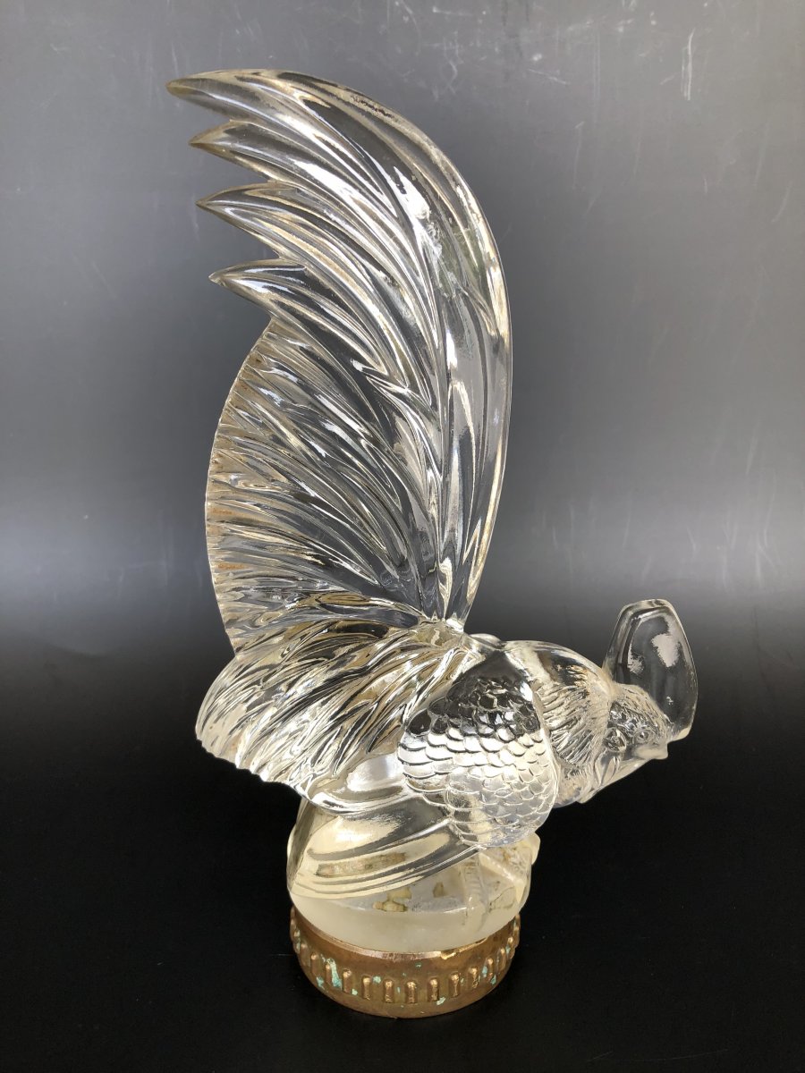 René Lalique - Coq Nain - Mascot Radiator Cap-photo-2