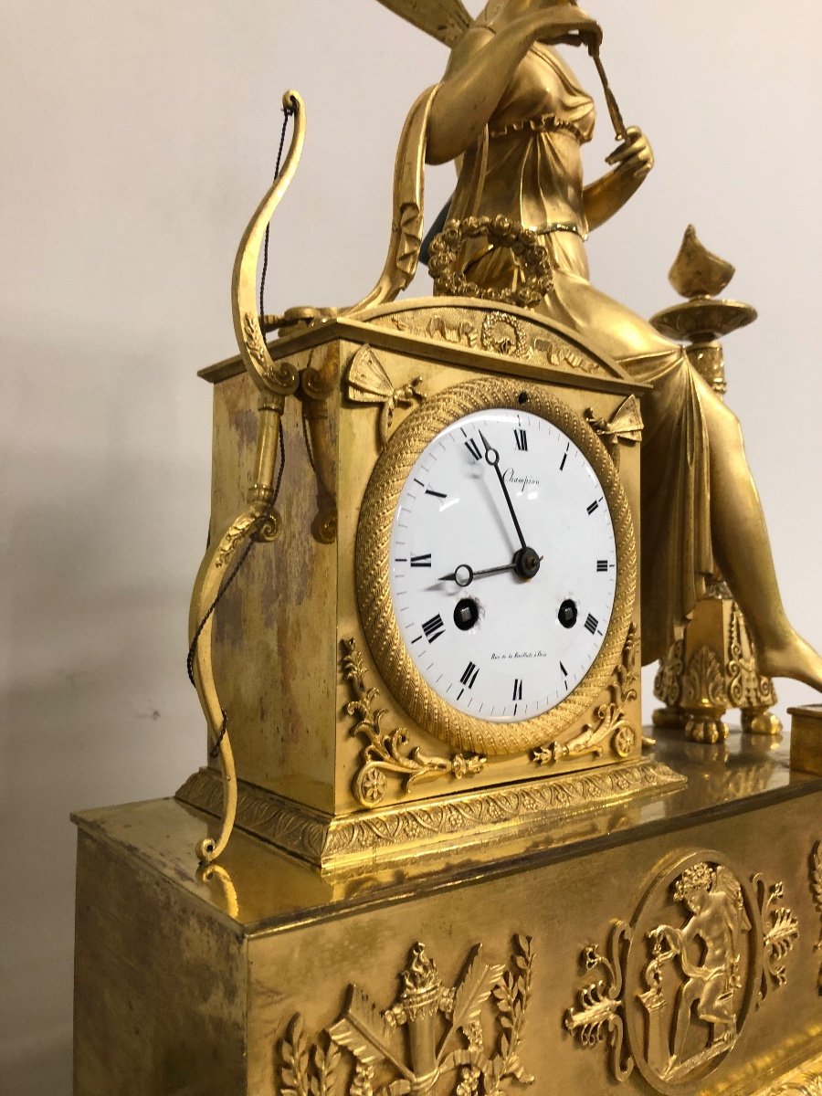 Pendulum Gilt Bronze Empire Restoration-photo-4