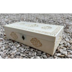 Large Beijing Ivory Box - China Late Nineteenth Century