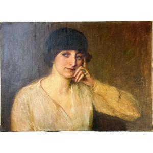 Eristoff-kasak (princesse Marie) ( 1857-1934) Portrait Ou Autoportrait école Russe Vers 1900 