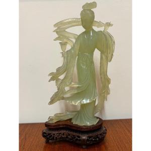 Sculpture En Jade - Jadéite Chine Début XXéme Chinois 