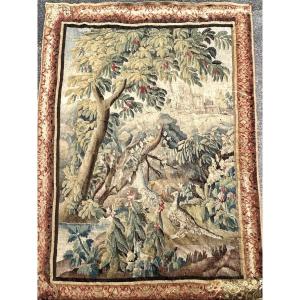Verdure - Grande Tapisserie De La Manufacture Royale D’aubusson D’époque XVIIIème 