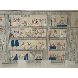 Rare Grande Gravure Description De L’egypte Pendant L’expédition de Napoléon- vers 1820 empire