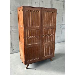 René Gabriel rare armoire vers 1945-50 mobilier de la reconstruction - après guerre 