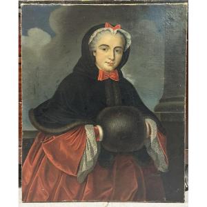 Late 18th Century Oil On Canvas - Portraits