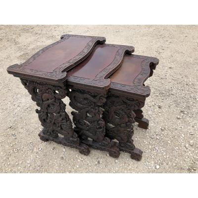 Chinese Nesting Tables Early 20th Century