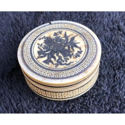 Louis XVI Ivory And Silver Box