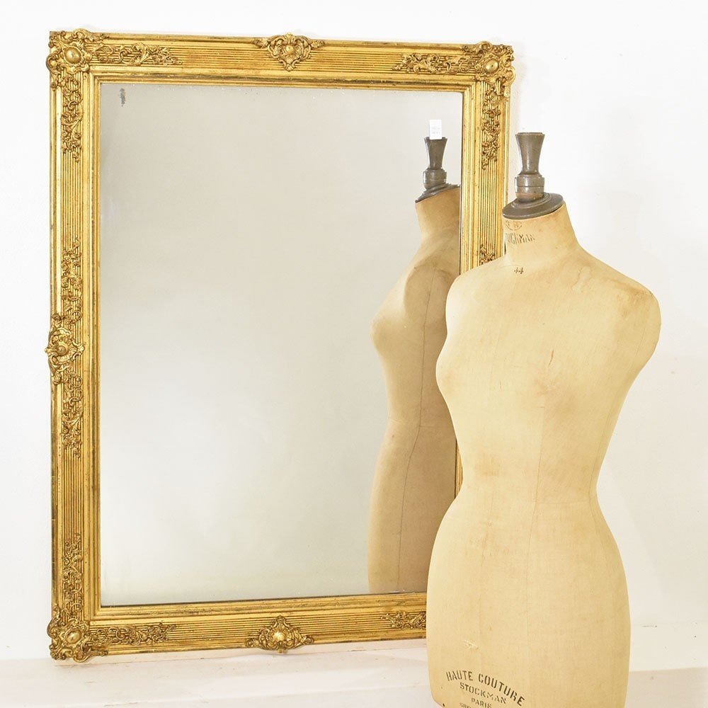Antique Golden Louis Philippe Mirror