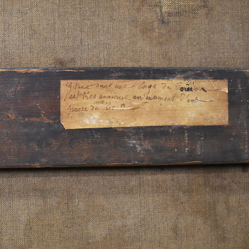 Tableau Ancien, Anciens Portraits, Jeune Fille, XIXème Siècle. (QR556)-photo-4