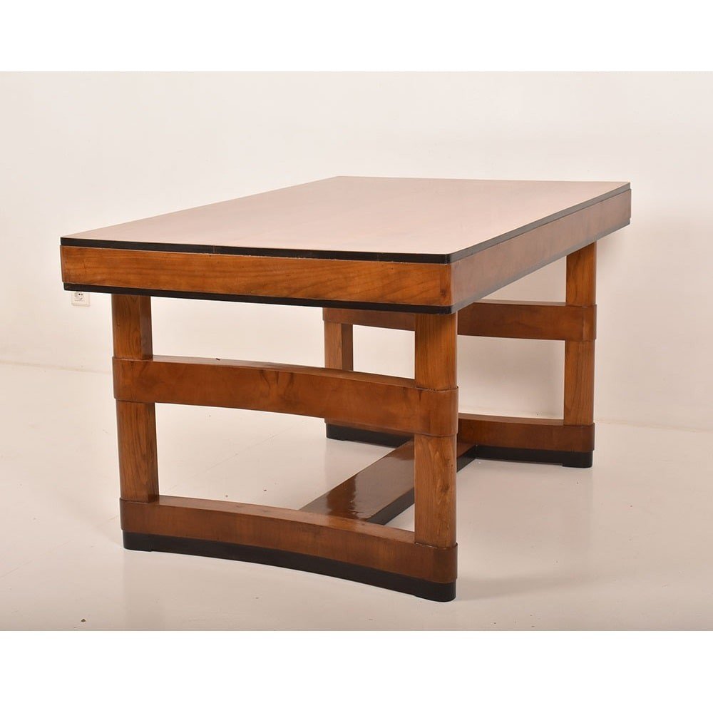 Modern And Design Furniture, Italian Design, Dining Table,1950s/60s, Cherry Wood. (tav40)-photo-3
