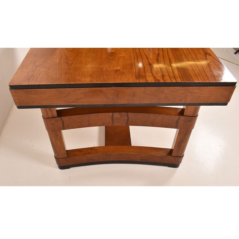 Modern And Design Furniture, Italian Design, Dining Table,1950s/60s, Cherry Wood. (tav40)-photo-5