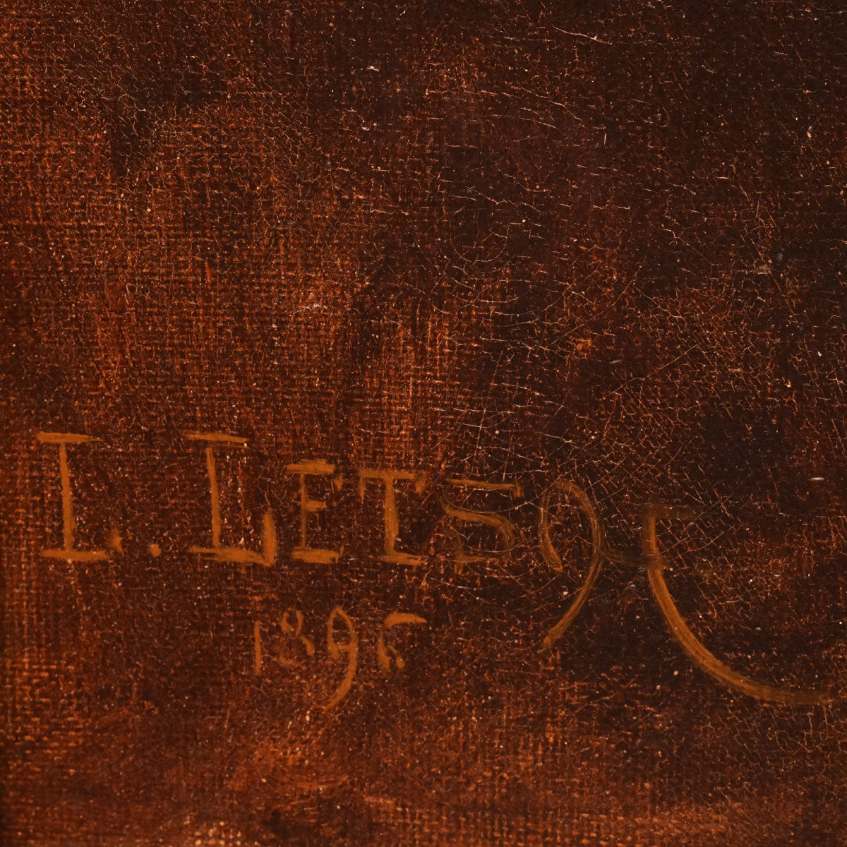 Dogs Portrait Painting, Poodle, Oil On Canvas, Antique Painting, XIX Century. (qa656) -photo-6