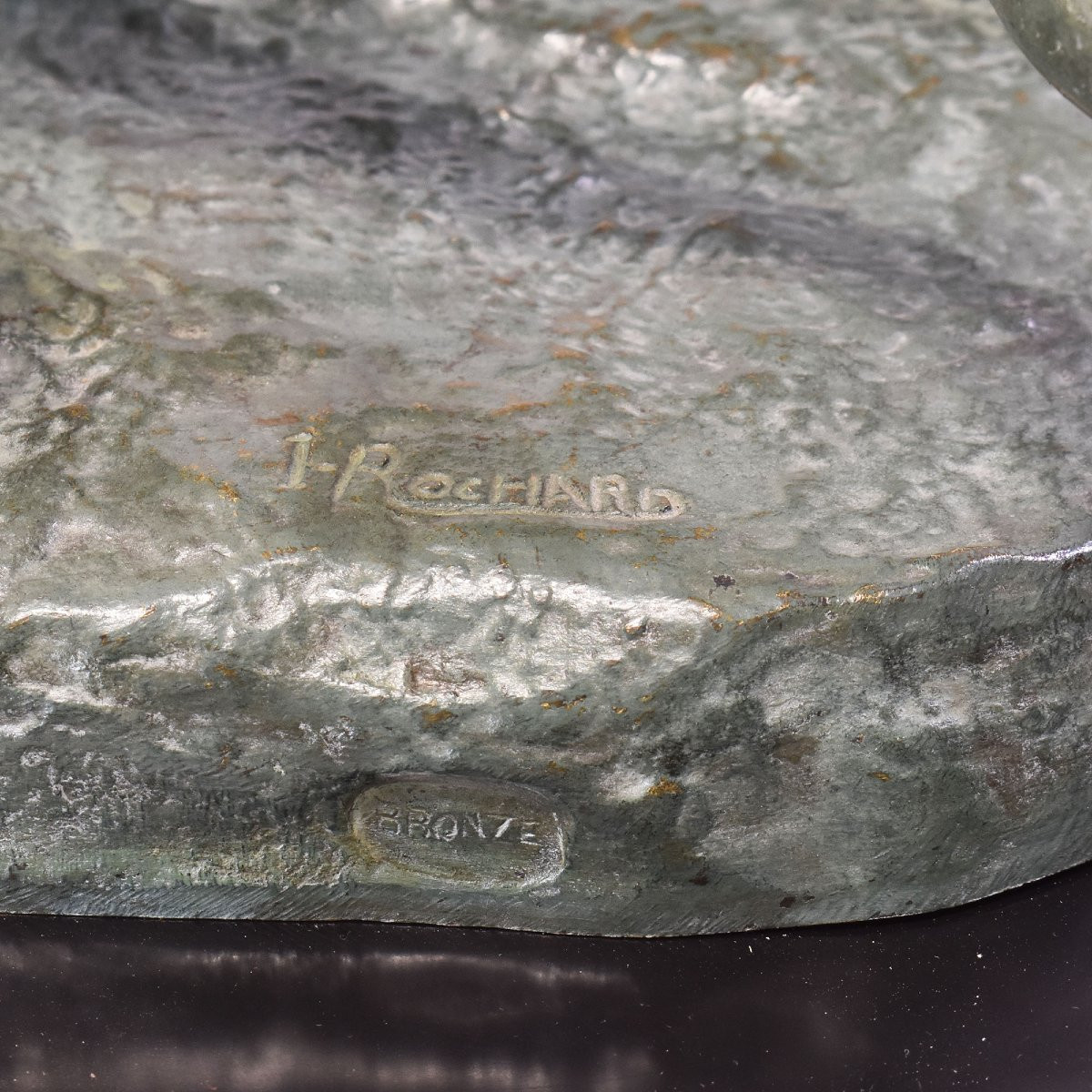 Antique Bronze Statues, Irénée Rochard, Two Large Panthers, Art Deco, XX Century. (stb102)-photo-5