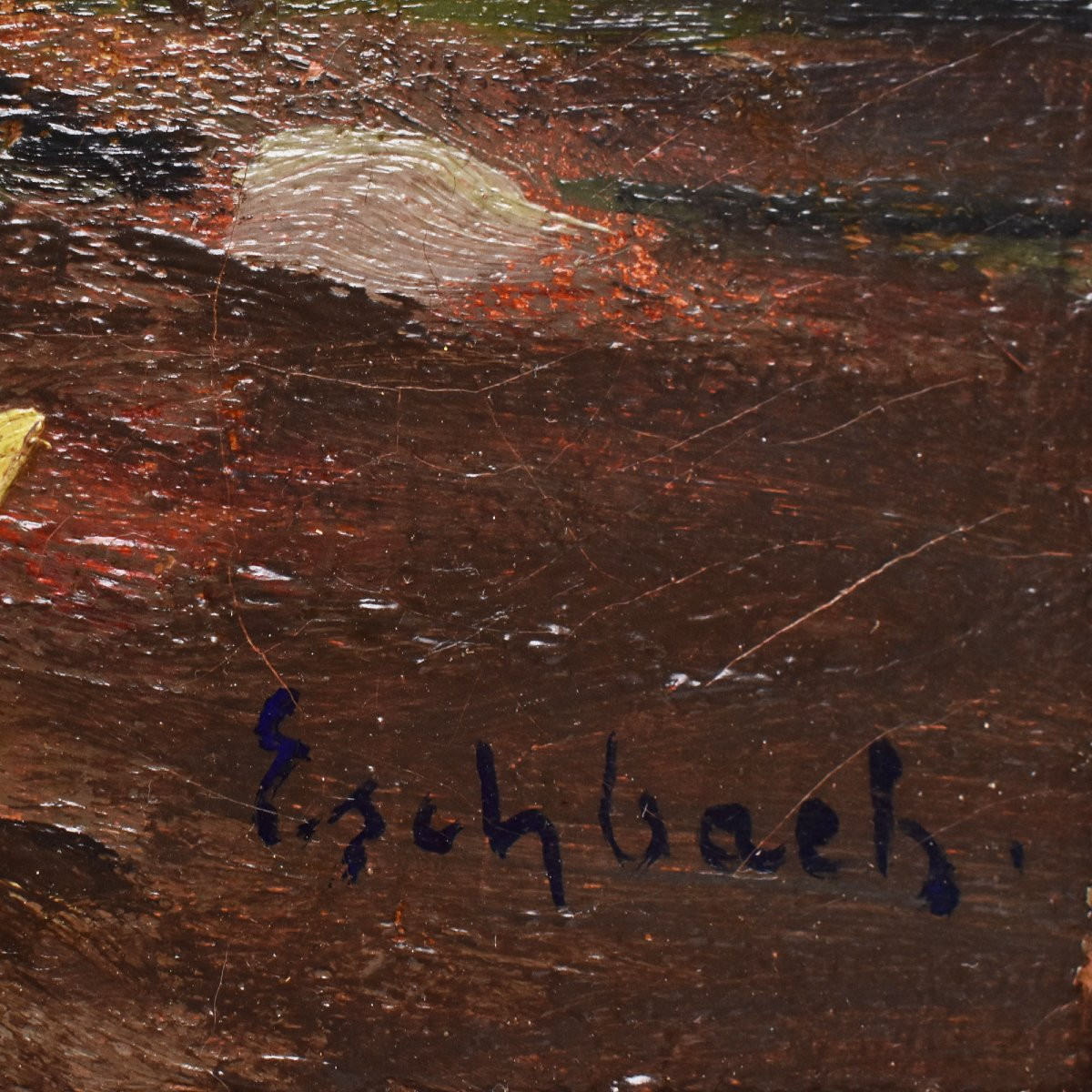 Antique Flower Painting, Peonies Flowers, Oil On Canvas, Early 20th Century. (qf689)-photo-5