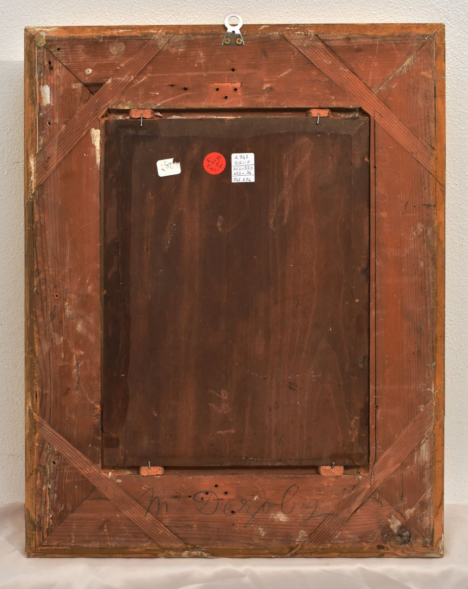 Tableaux Anciens Fleurs, Jules Contencin, Peinture Fleurs, Roses, XIXè Siècle. (QF704)-photo-6