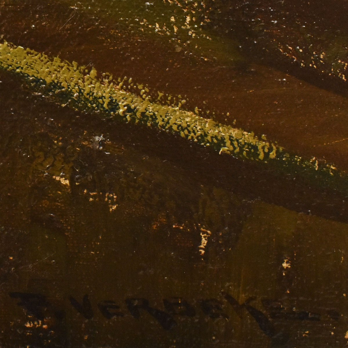 Tableau Marine Ancien, Pierre Verbeke, Marina Avec Bateaux, Art Deco, XX Siècle (QM711)-photo-5