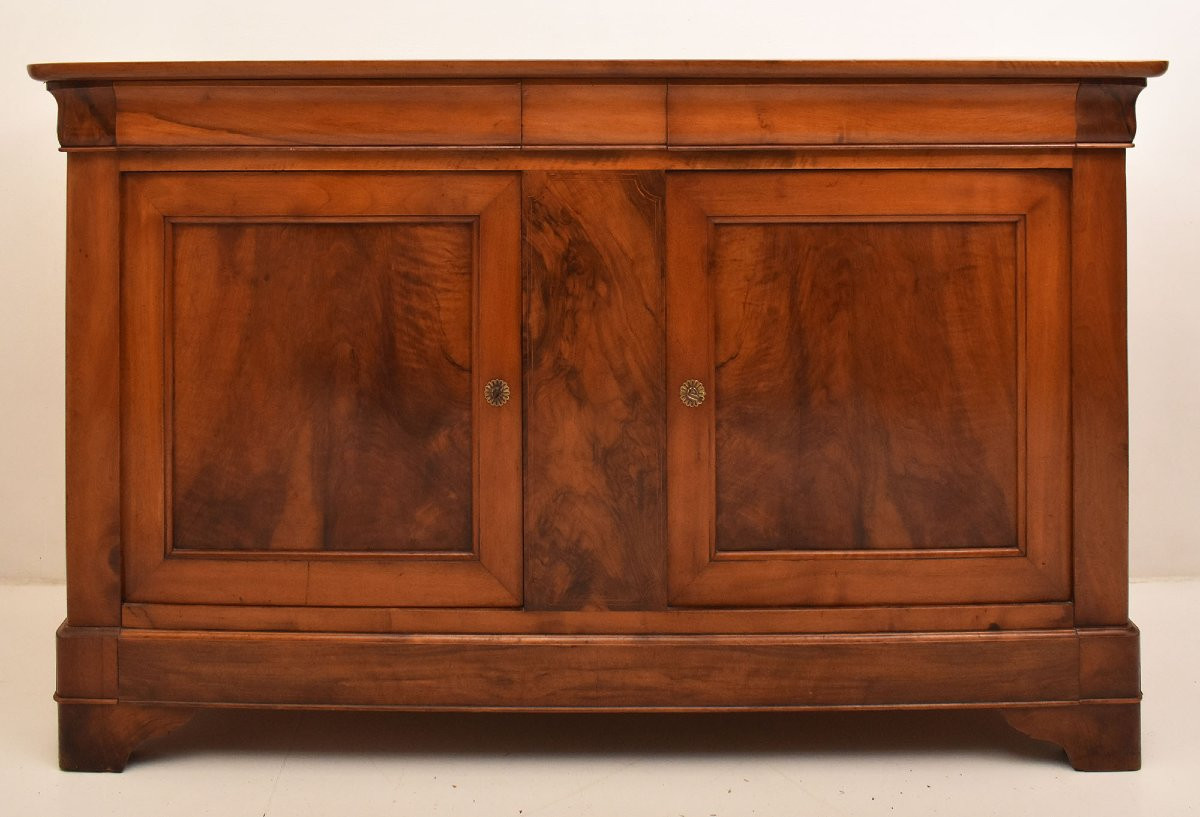 Antique Furniture, Large Antique Louis Philippe French Walnut Cupboard,19th Century. (cre43)-photo-2