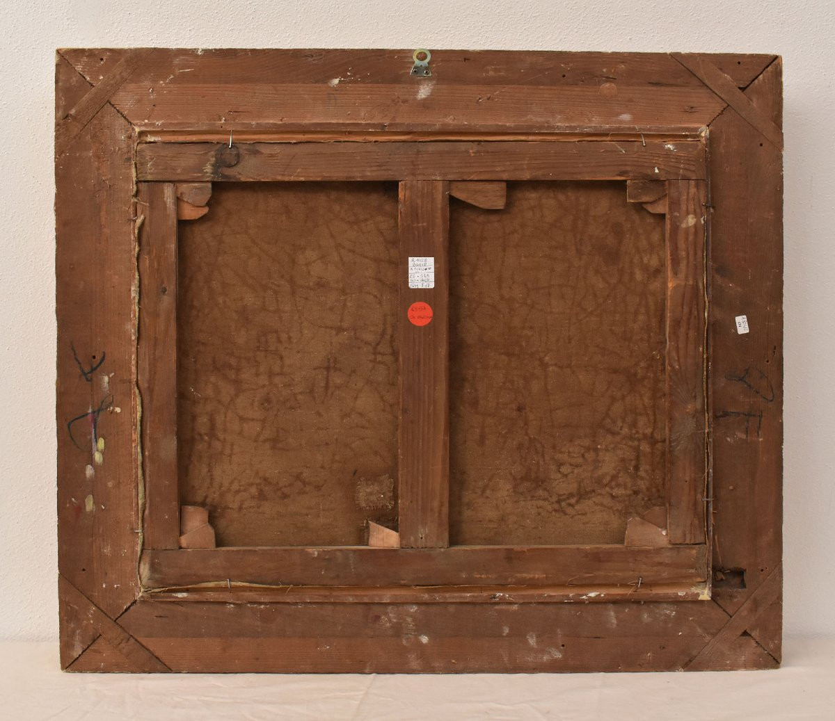 Tableau Ancien, Marine, Kees Terlouw, Vagues Et Voilier, Début XXè Siècle. (QM717) -photo-5