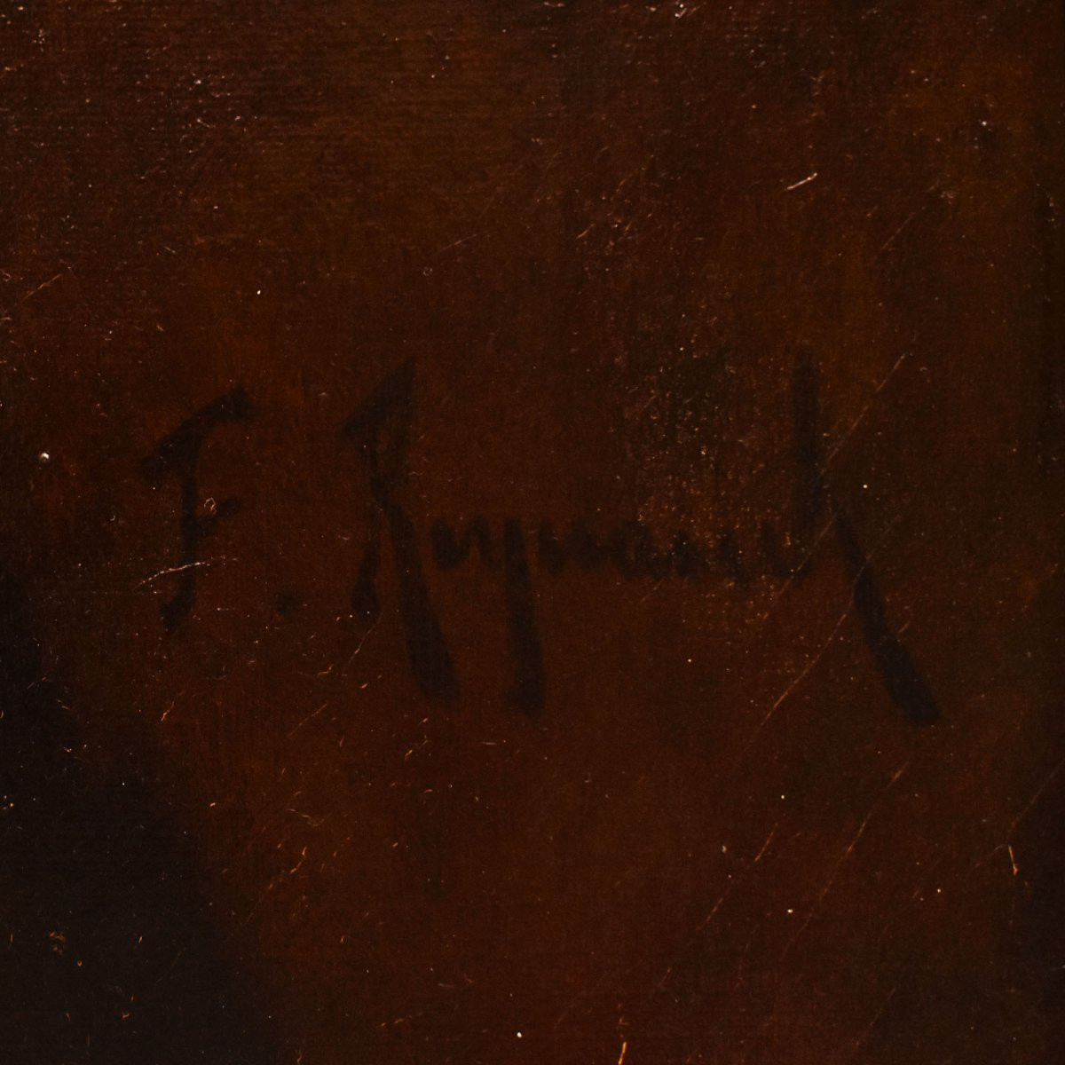 Antique Woman Portrait Painting, Elegant Female Portrait, Oil On Canvas, XIX Century. (qr729) -photo-4