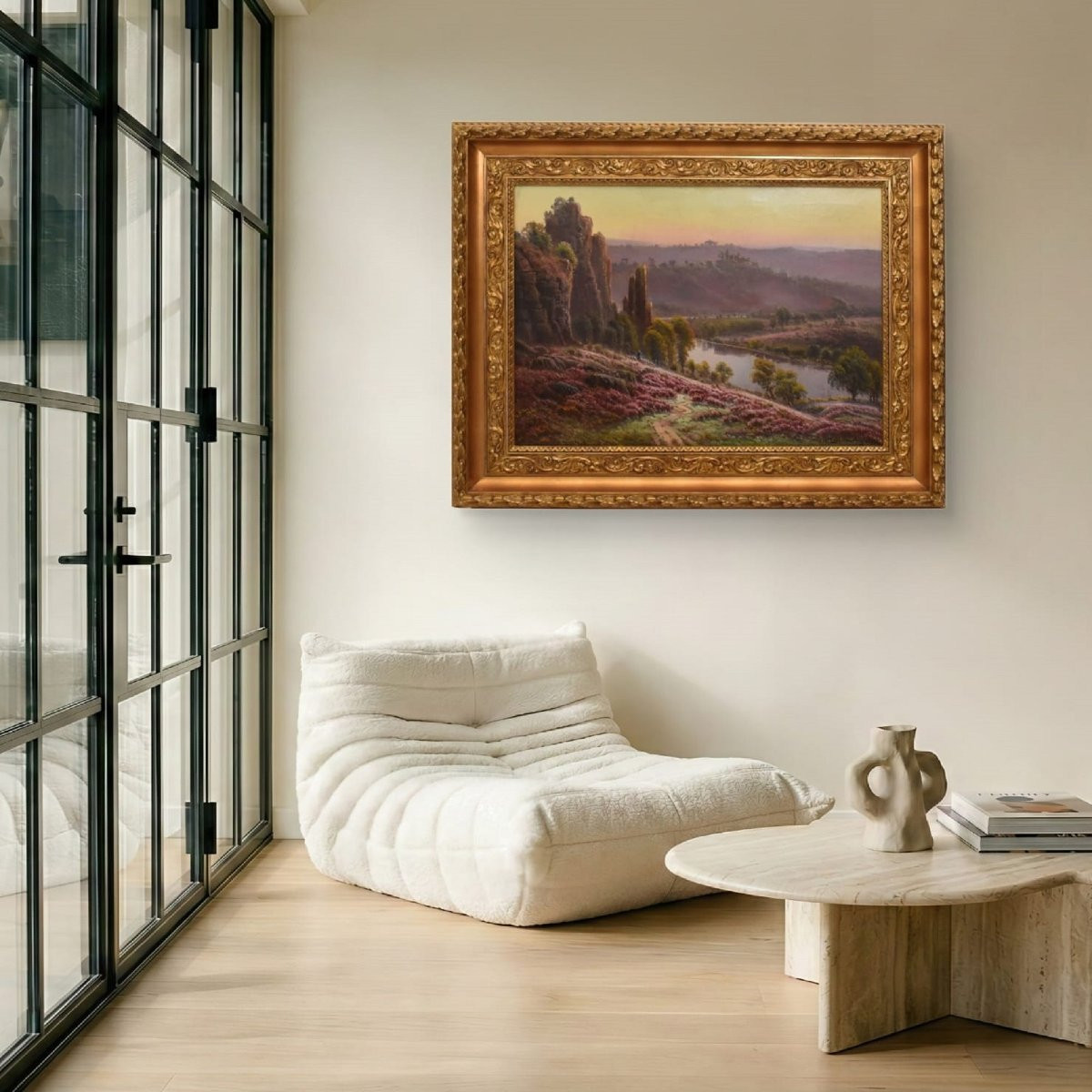 Antique Painting, Gaston Anglade, Landscape Painting, Corrèze, Nature Painting, XX. (qp733)-photo-2