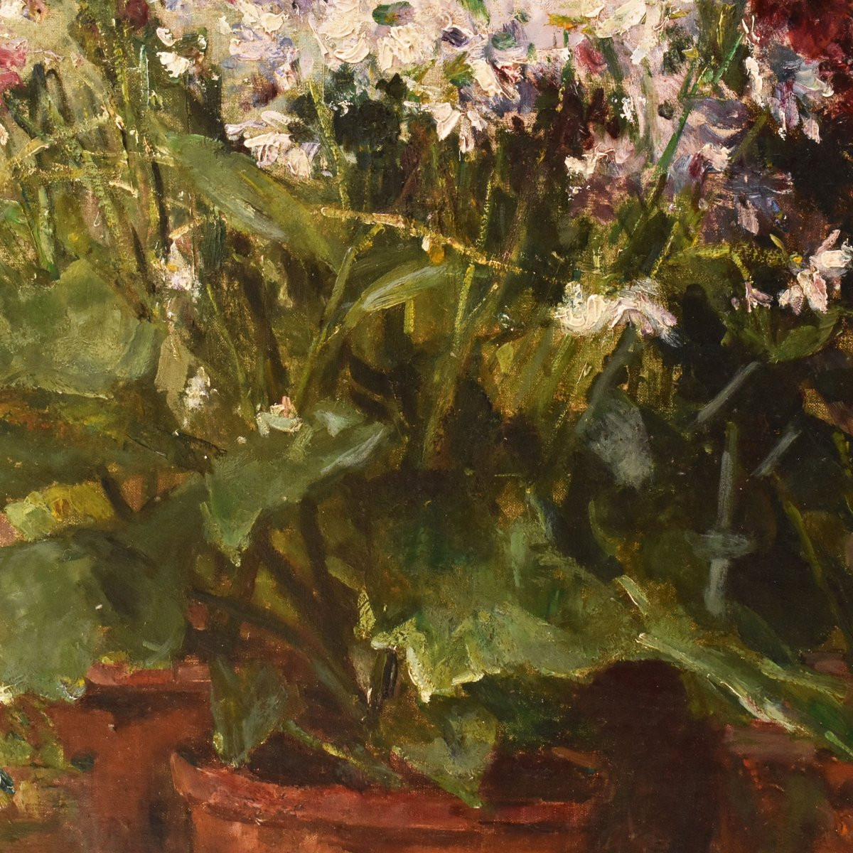 Tableau Ancien Fleurs, Hubert Bellis, Peinture Nature Morte Florale, XIX Siècle. (QF736)-photo-3