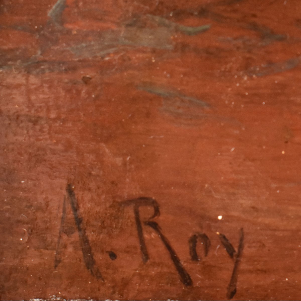 Tableau Ancien, Aimée Roy, Portraits De Chats, Petits Chatons, XIXè Siècle. (QA751)-photo-5