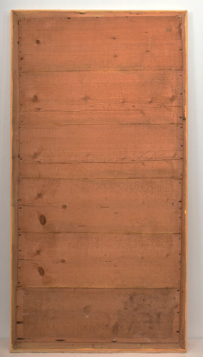 Miroir Louis Philippe, Rectangulaire, Miroir Doré Ancien, XIX Siècle. (SPR209)-photo-6