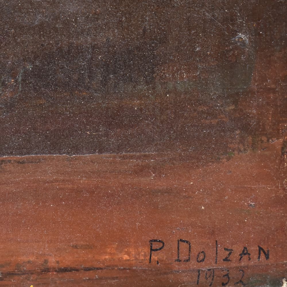 Flower painting, Yellow Daisies Painting, Still Life, Oil On Canvas, Art Deco. (qf24)-photo-1