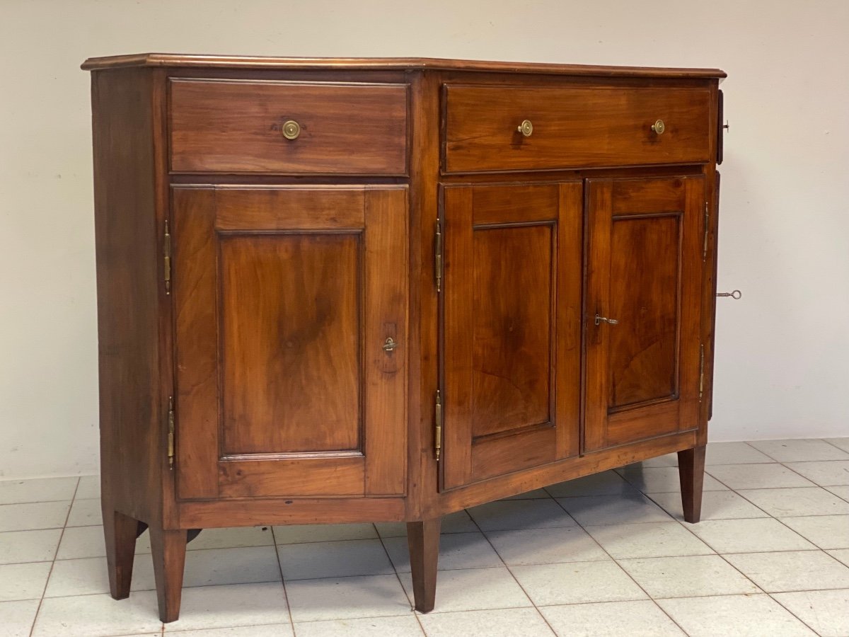 Early 19th Century Cherry Wood Sideboard, Restored-photo-3