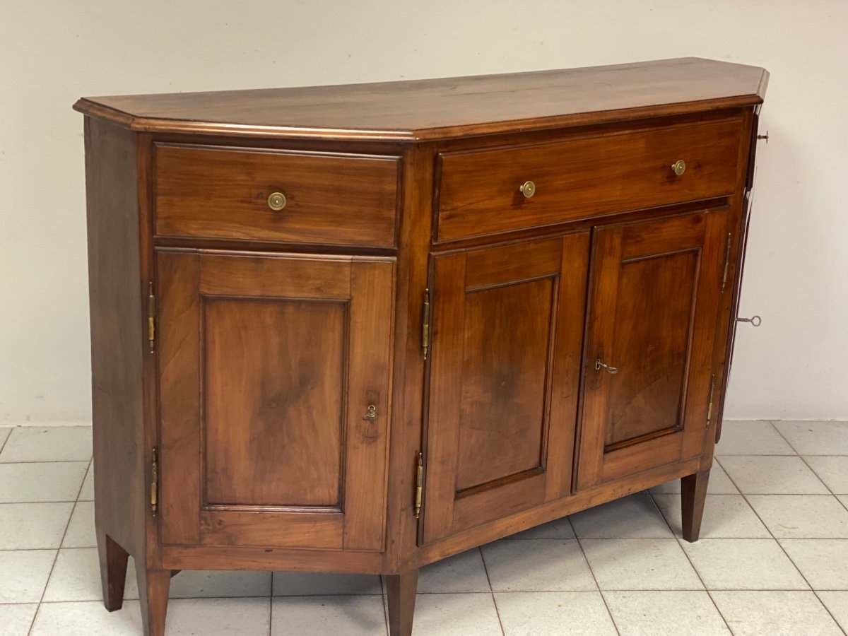 Early 19th Century Cherry Wood Sideboard, Restored-photo-4