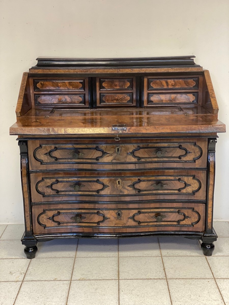 Abattant Lombard De Forme Louis XV. Milan Début XVIIIe Siècle-photo-1