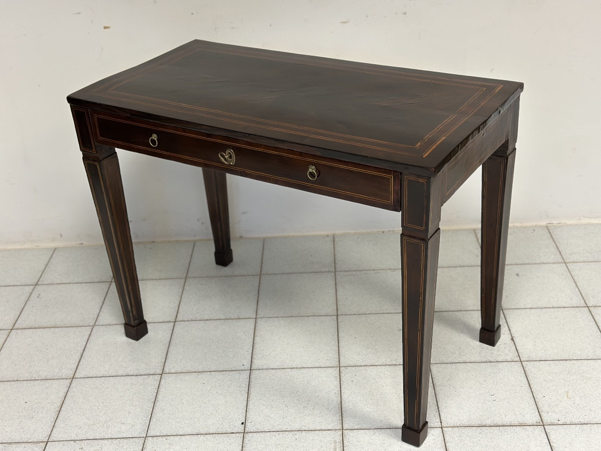 Table De Milieu Louis XVI. Milan à La Fin Du XVIIIe Siècle-photo-1