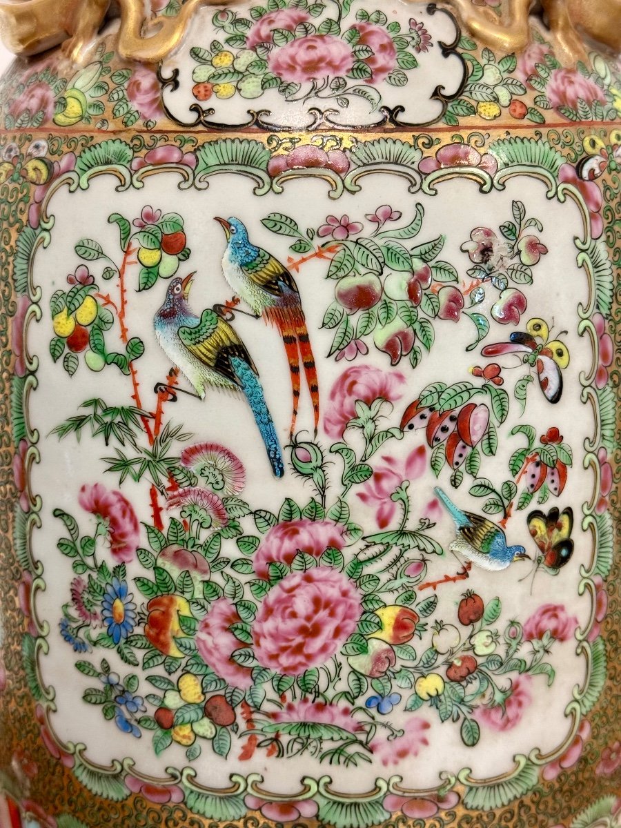Famille Rose Porcelain Vase. China 19th Century-photo-6