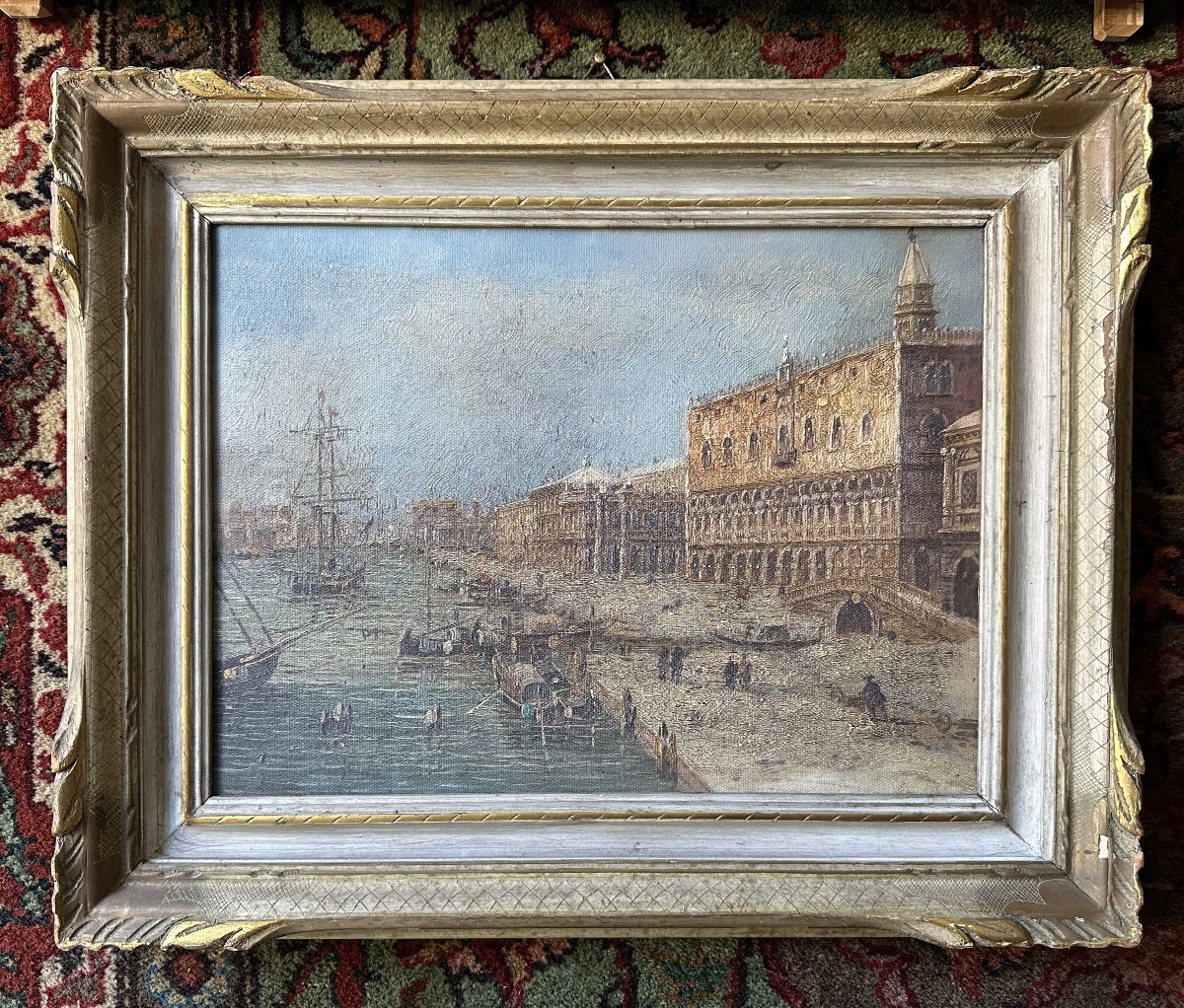 Oil On Canvas. Venice Early 1900s