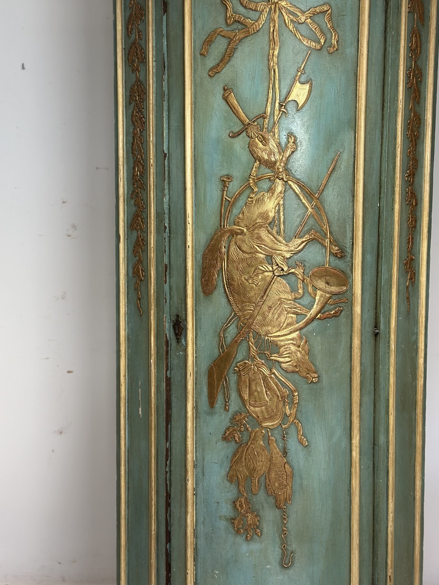 Encoignure courbée, laquée et peinte, Toscane, Louis XIV. Fin XVIIe siècle, début XVIIIe siècle-photo-3