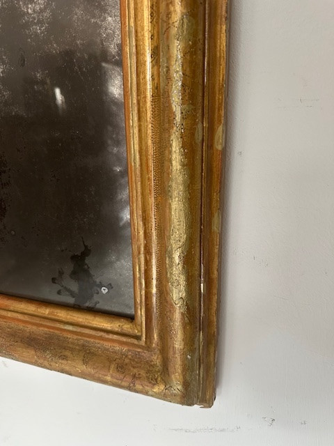 Carved And Gilded Wooden Mirror. Lombardy, Late 18th Century-photo-4