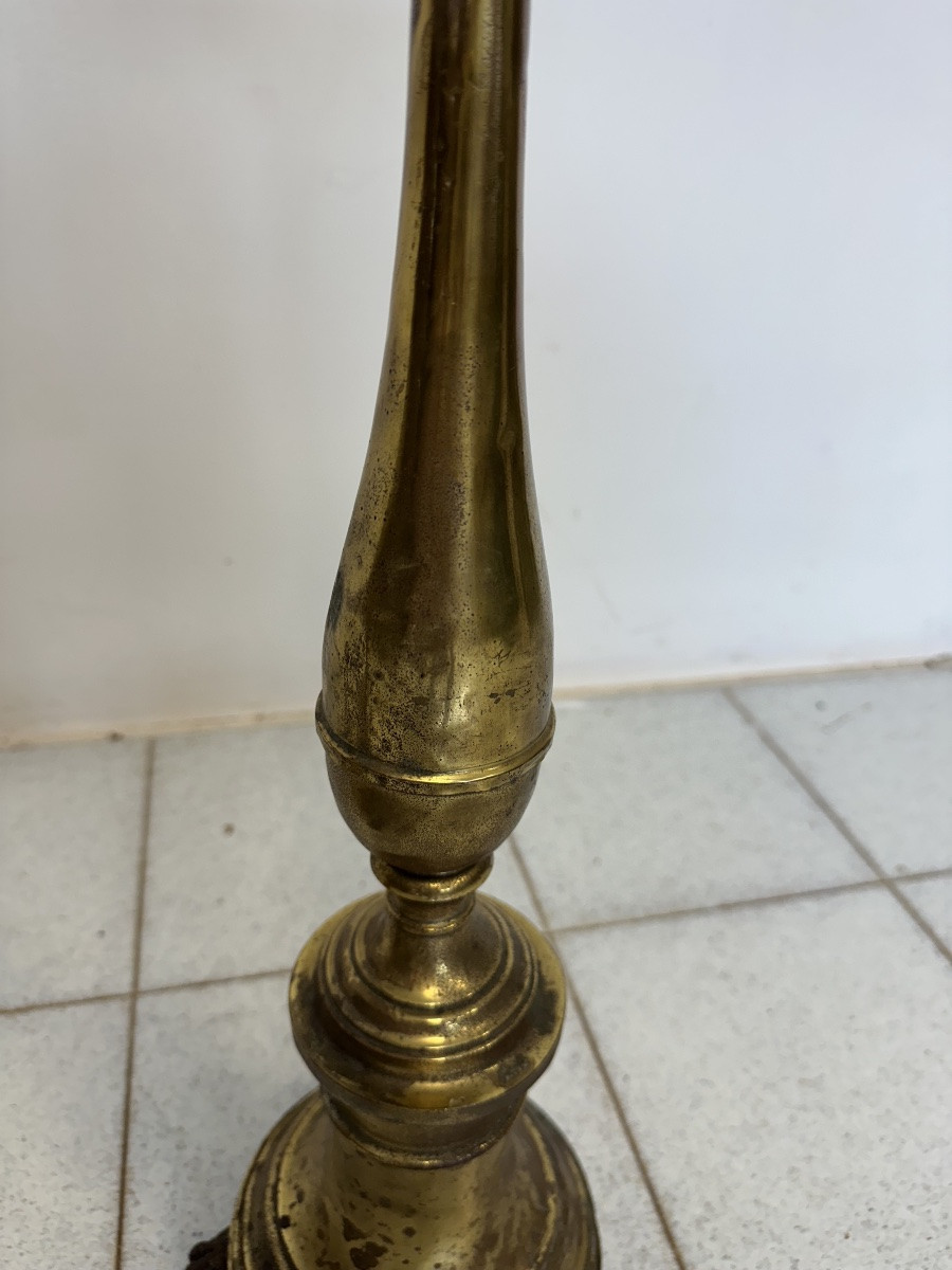 Paire de bougeoirs Empire. XIXe siècle-photo-5