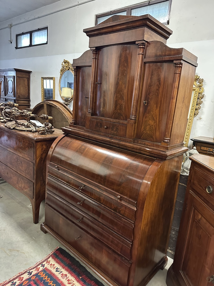 Biedermeier Trumeau. Vienna, Early 19th Century-photo-3