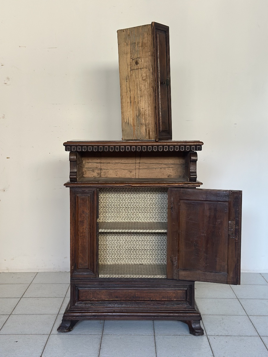 Cabinet en noyer. Lombardie 1600-photo-4