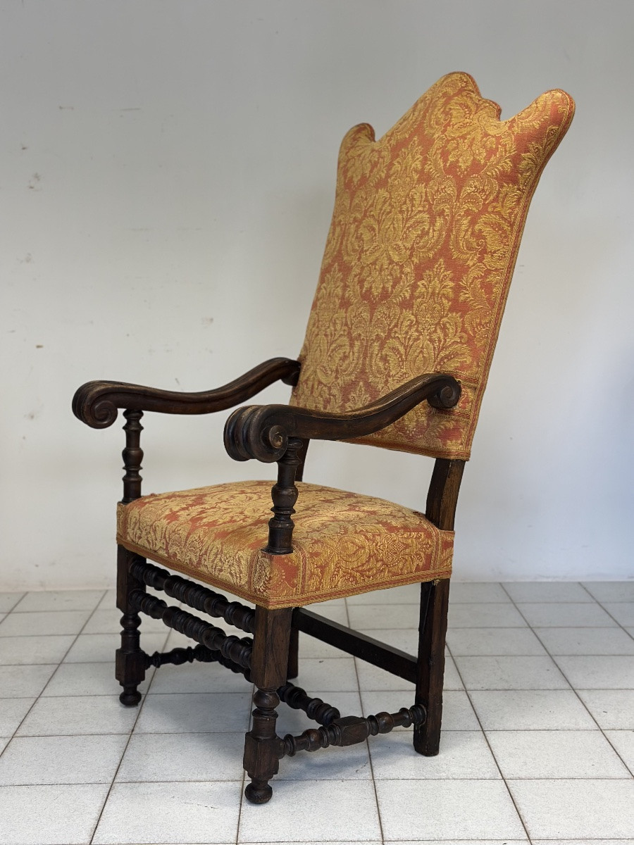 Throne Chair At The Head Of The Table. Modena, 17th Century-photo-3