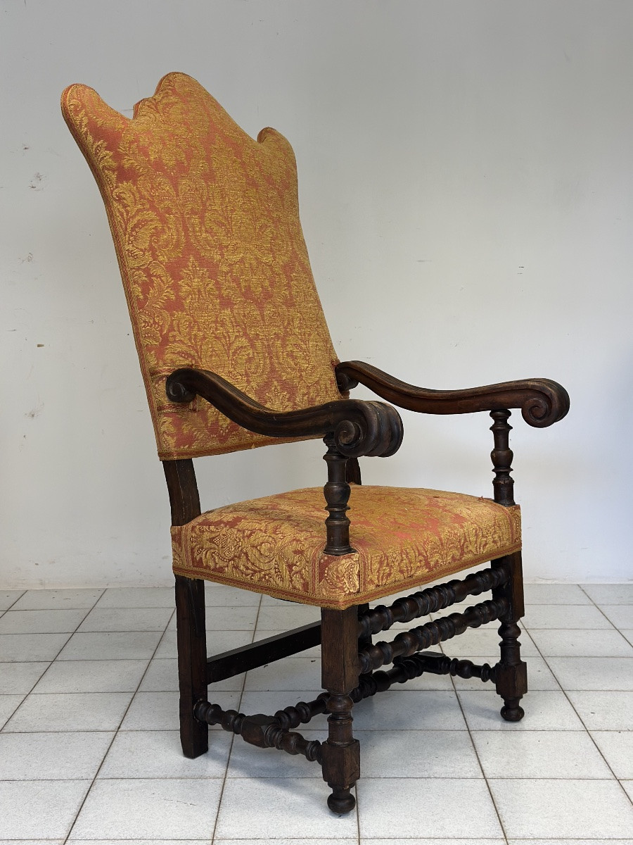 Throne Chair At The Head Of The Table. Modena, 17th Century-photo-2