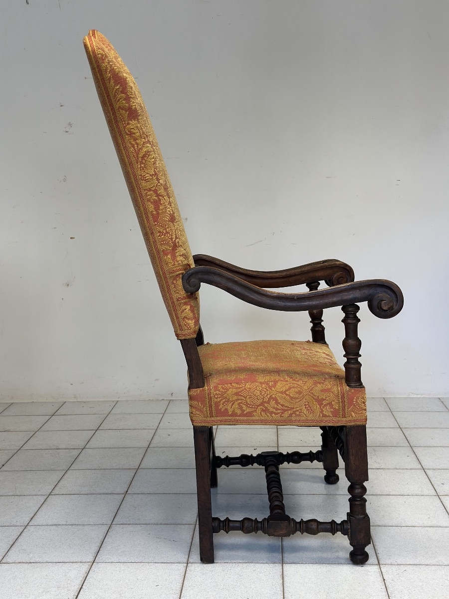 Throne Chair At The Head Of The Table. Modena, 17th Century-photo-5