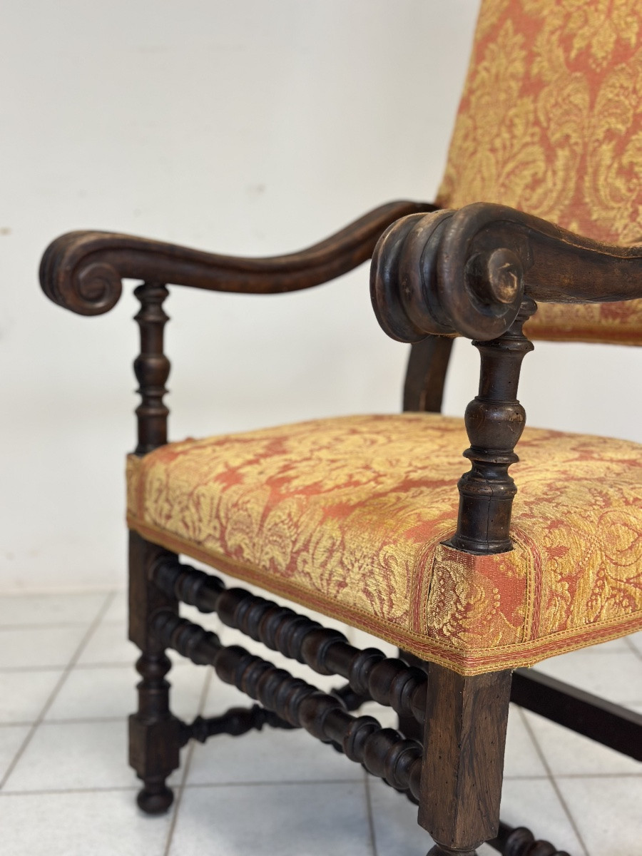 Throne Chair At The Head Of The Table. Modena, 17th Century-photo-8