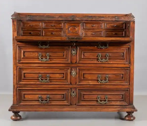 Commode en noyer Lombardy 600-photo-3