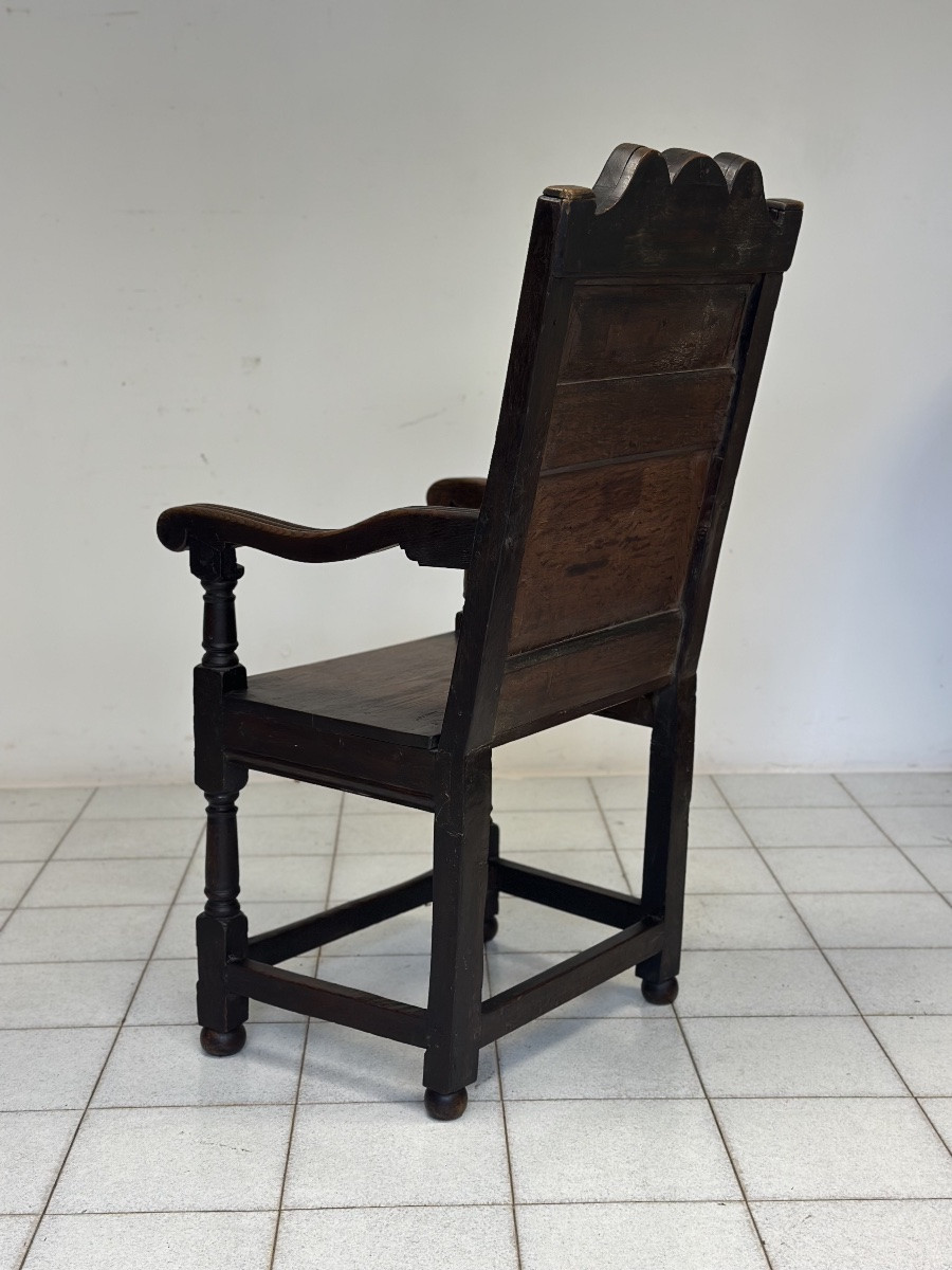 Fauteuil jacobéen. Royaume-Uni, XVIIIe siècle.-photo-8