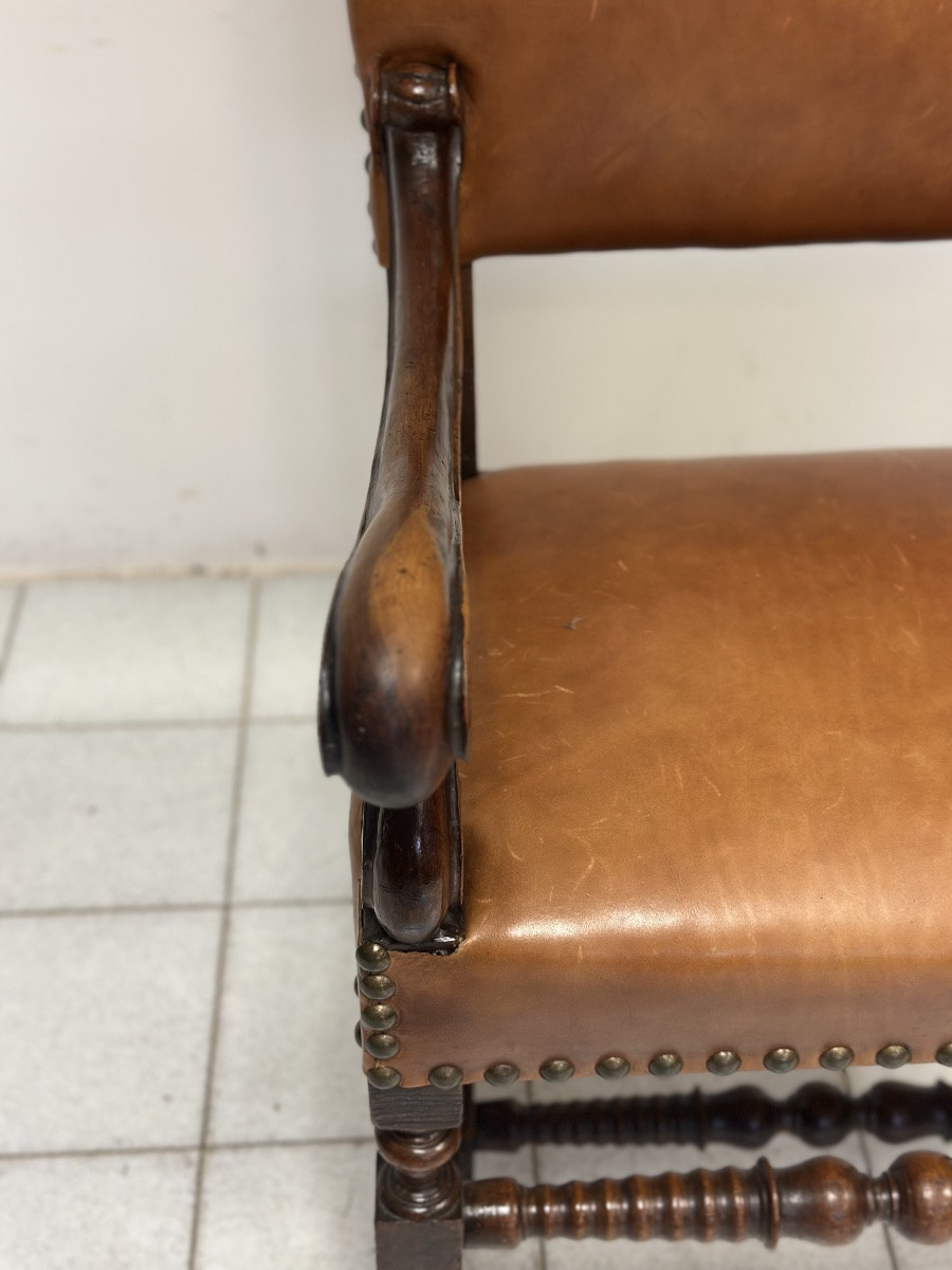 Fauteuil à bobines Louis XIV. Emilia 1600-photo-3