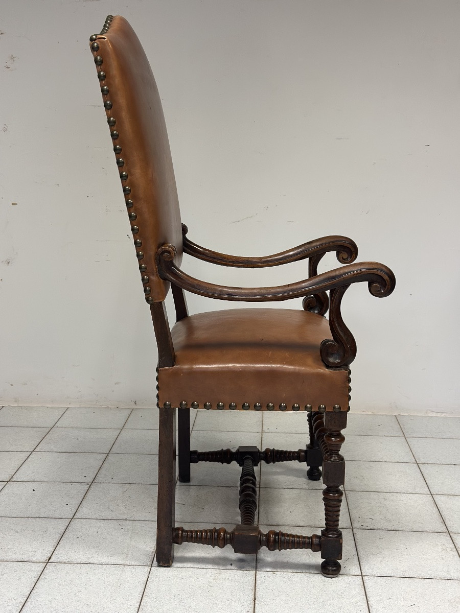 Fauteuil à bobines Louis XIV. Emilia 1600-photo-8